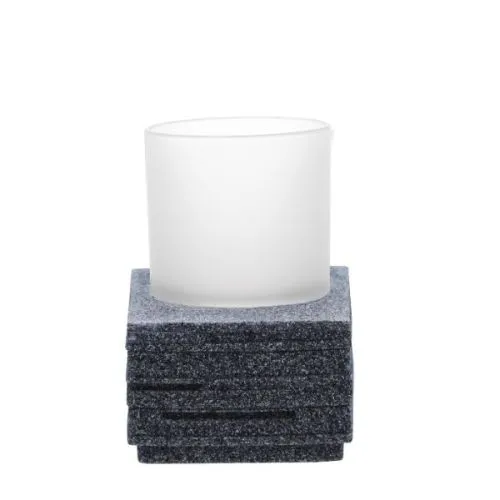 Ridder Čaša Brick siva poliresin