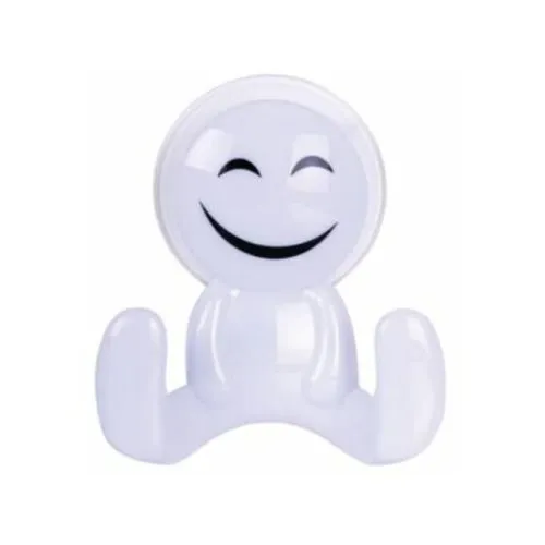 Ridder Vakumska kukica smajli bela PVC