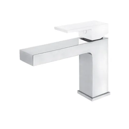 Rosan baterija za lavabo - duži izliv white