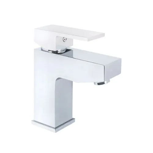 Rosan baterija za lavabo Quadro white