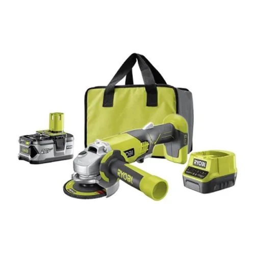 Ryobi R18AG-140S aku mala ugaona brusilica set 115mm 18V 4.0Ah