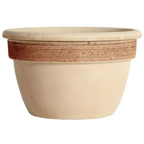 SAKSIJA 32 CM CAMPANELLA GRAFFIATA TERRACOTTA