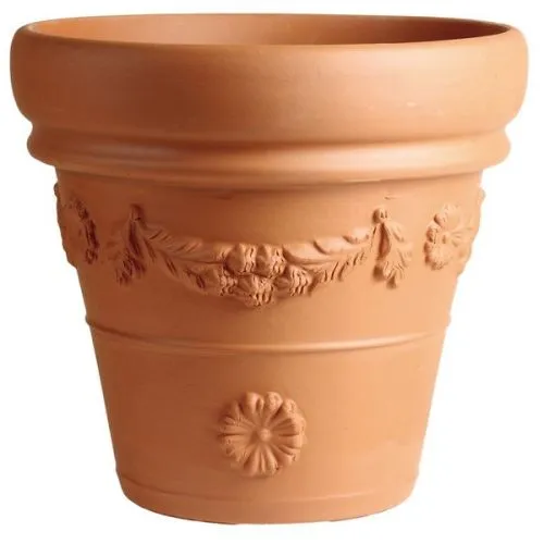 SAKSIJA 39 CM CLASSICA FESTONATO TERRACOTTA