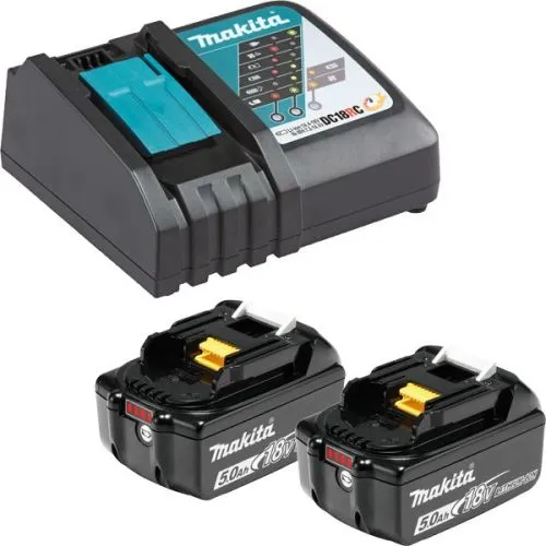 Set br8 makita bat.sa punj.bl1850bx2+dc18r 18v5ah