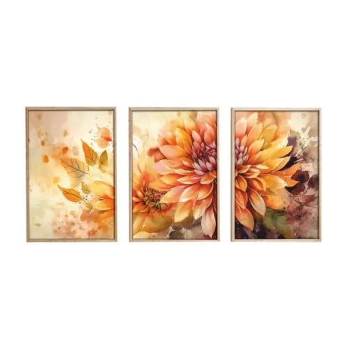 Slika cveće set 3/1 50x70 cm