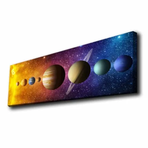 Slika LED planete 30x90cm
