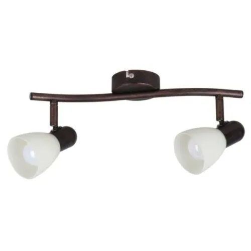 Soma spot E14 2x40W, smeđi