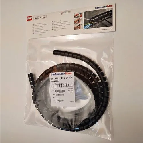 Spralno crevo fi16mm 2m/ BLACK Hellermann Tyton
