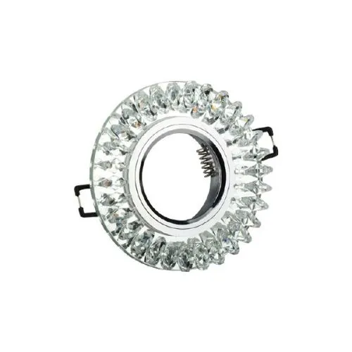 Staklena lampa za sijalicu/Palace-3/round/chrome/GU5.3/MR16