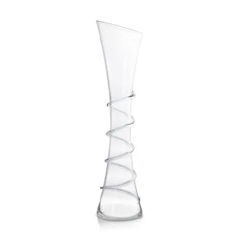 Staklena vaza 30x7cm