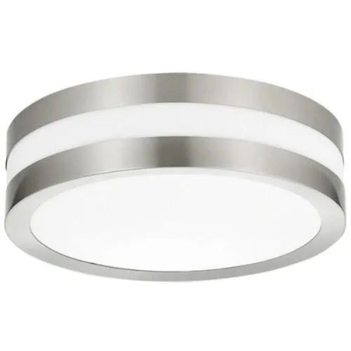 Stuttgart spoljna lampa krug E27 2x11W Inox IP44