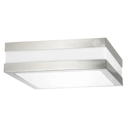 Stuttgart spoljna lampa kvadrat E27 2x11W Inox IP44