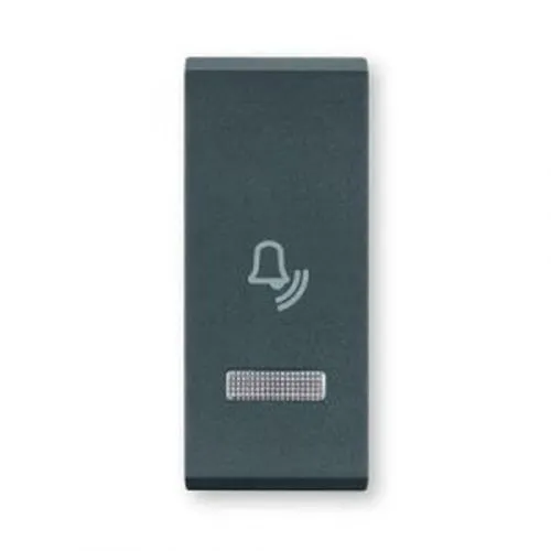 Taster sklopka zvono sa indikatorom 10A 250V 1M antracit