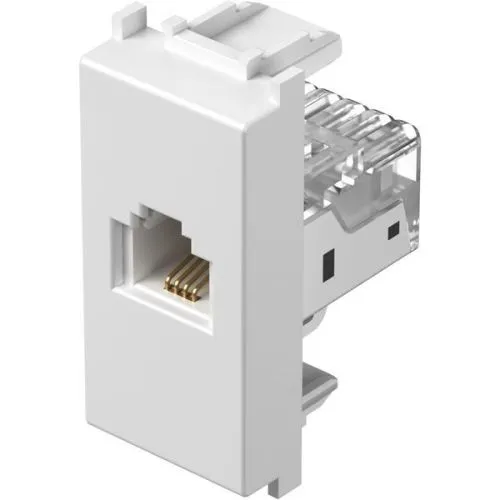 TEM Čatež Priključnica telefonska 1x6/6 RJ11 key 1M PW 17776 -b-