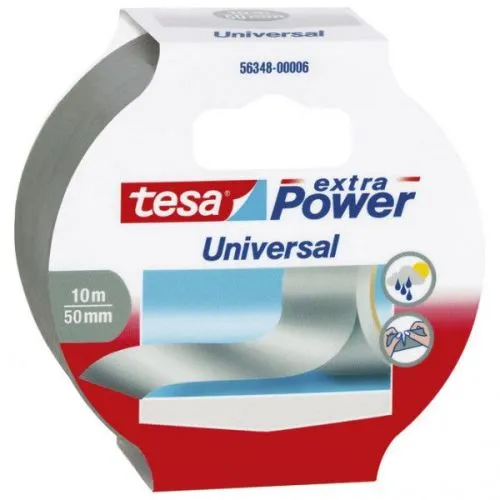 TESA LEPLJIVA TRAKA EXTRA POWER SREBRNA 10M:50MM
