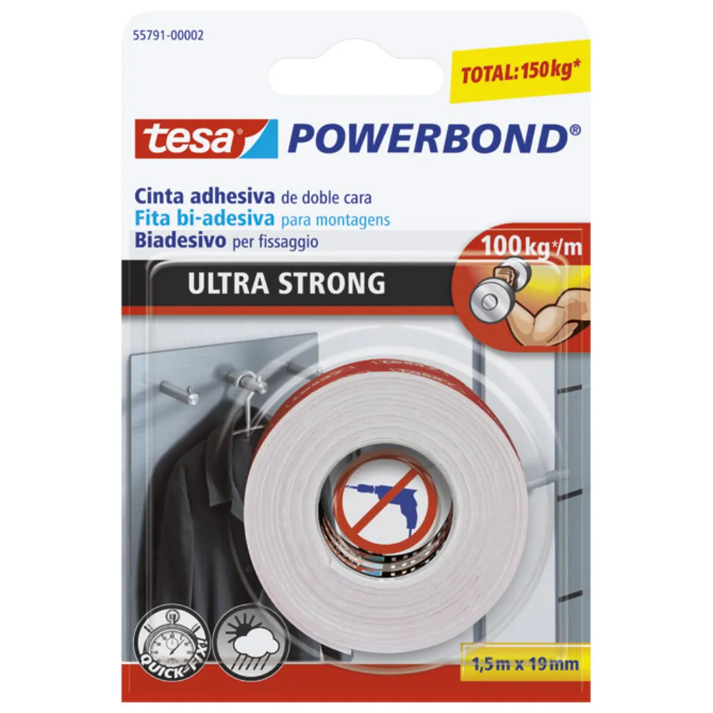 Tesa montažna traka Ultra Strong 1,5m x 19mm