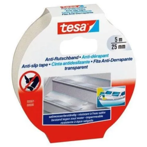 Tesa protivklizna lepljiva traka transparentna 5m:25mm
