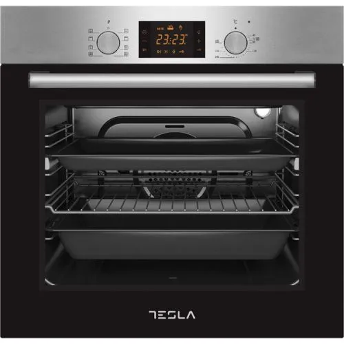 Tesla ugradna rerna BO900SX ventilatorska 80L inox