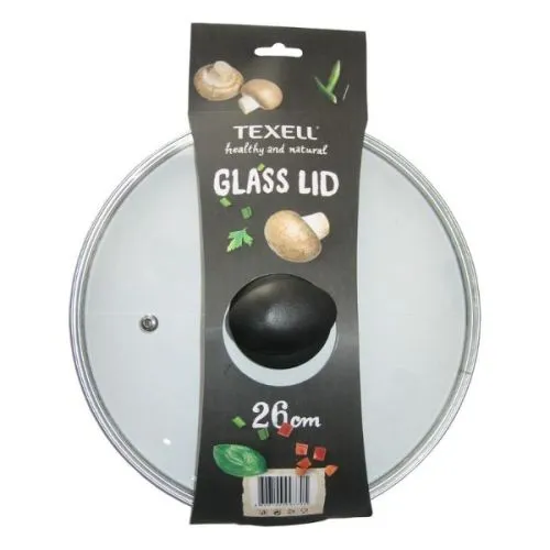 Texell poklopac stakleni za tiganj 26cm