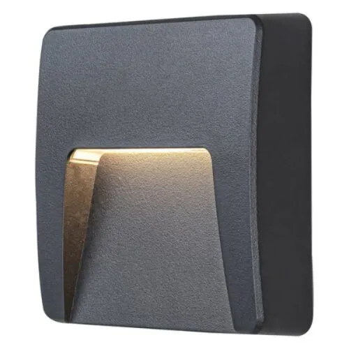 Trento spoljna zidna LED lampa 3W, crna