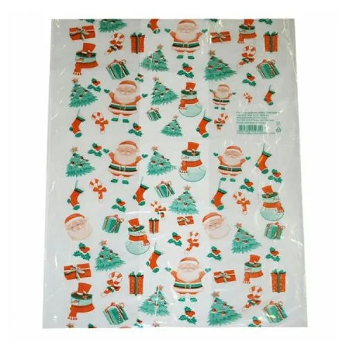 Ukrasna kesa sa novogodišnjim motivima 70x100cm