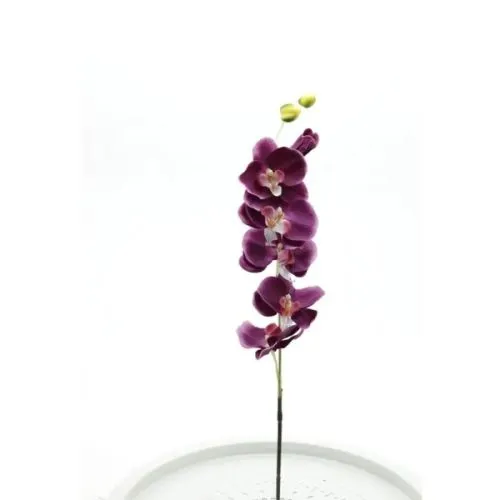 Veštački cvet orhideja 81cm, bordo