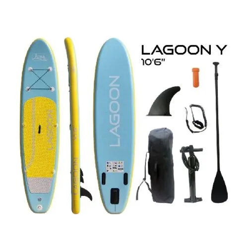 Wasi SUP daska Lagoon Yellow Eva, 320x76x15 cm, max 140kg