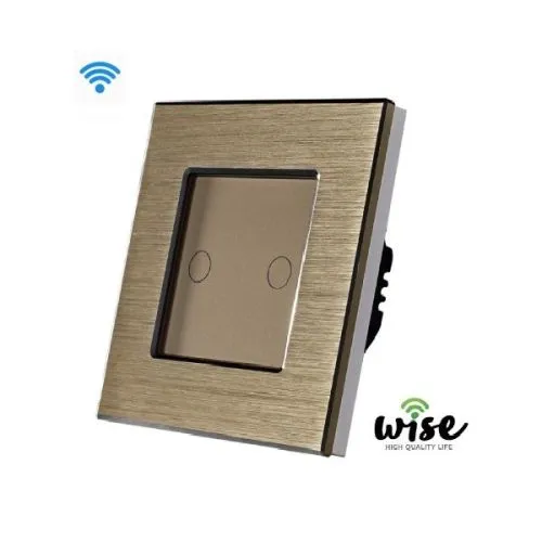 Wise prekidač sa 2 tastera WiFi krem