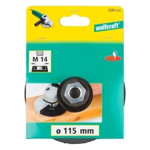 Wolfcraft 2281000 prijanjajući brusni tanjir M14