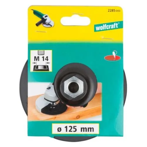 Wolfcraft 2285000 prijanjajući brusni tanjir, M14