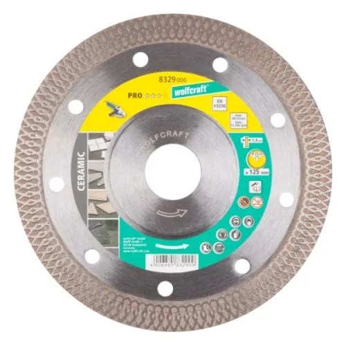 Wolfcraft dijamantska rezna ploča PRO ceramic turbo 125