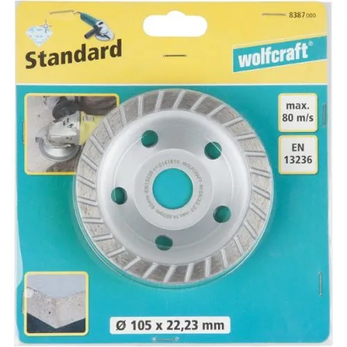 Wolfcraft dijamantski brusni lonac Standard