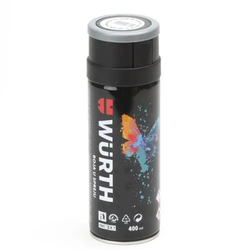 Wurth boja u spreju, aluminijum ral9006, 400ml