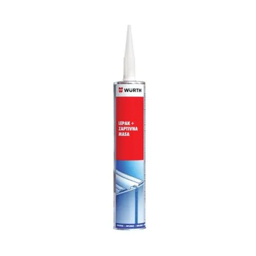 Wurth lepak+zaptivna masa crna, 300ml