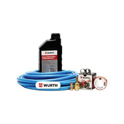 Wurth pneumatski set 13mm – crevo+ulje+spojke