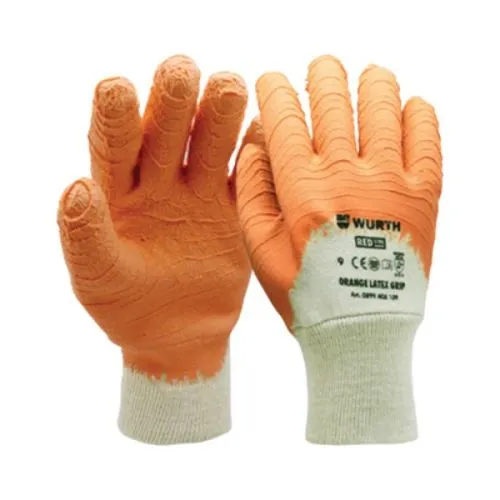 WURTH RUKAVICE ZAŠTITNE ORANGE LATEX GRIP VEL. 11