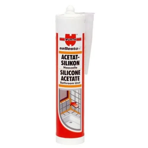 Wurth silikon acetat basic sivi, 280ml