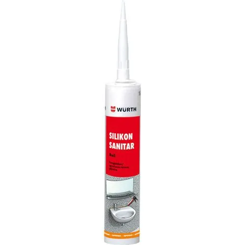 Wurth silikon sanitar basic transparentni, 280ml