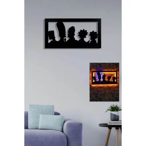 Zidna dekoracija LED Simpsonovi 42x80cm