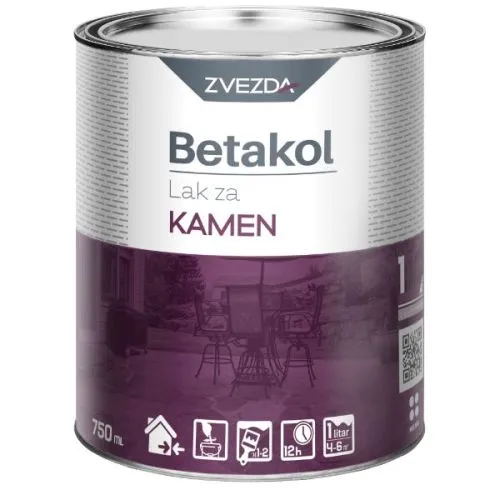 Zvezda Betakol lak za kamen 0,75l