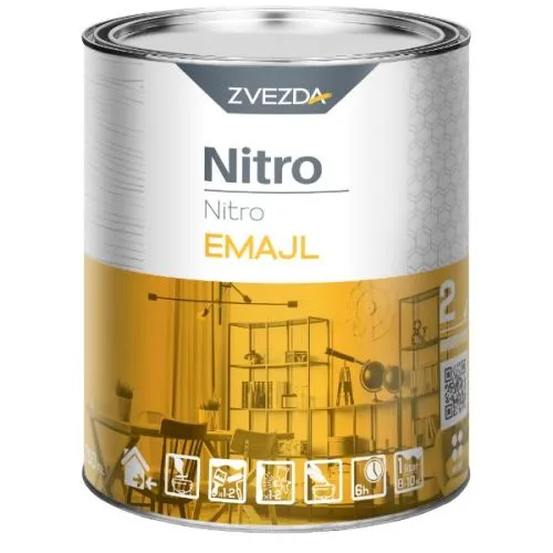 Zvezda Nitro emajl oranž RAl 2009 0,75l