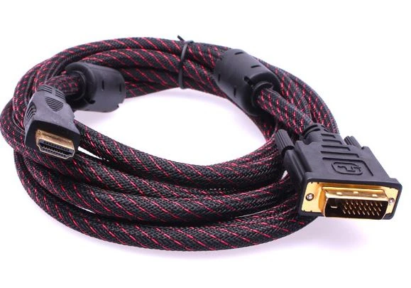 3G (18060) kabl HDMI (muški) na DVI (muški) 3m crno-crveni