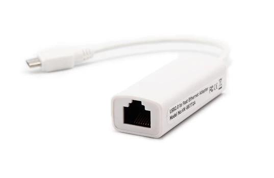 3G (19281) adapter micro USB (muški) na LAN (ženski) beli
