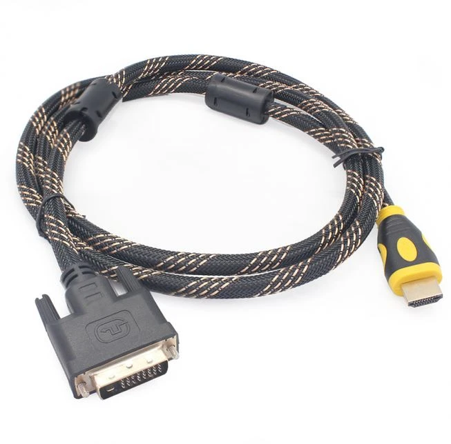 3G (62879) kabl HDMI (muški) na DVI (muški) 1.5m crno-zlatni