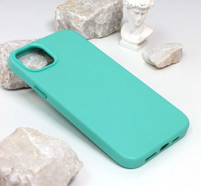 3G Beautiful Shine Leather mint zaštitna maska za mobilni iPhone 14 Plus 6.7