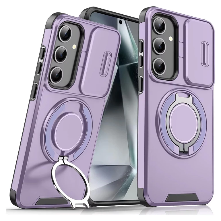 3G CamShield Ring stand za Samsung Galaxy A36/A56 5G ljubičasta futrola za telefon