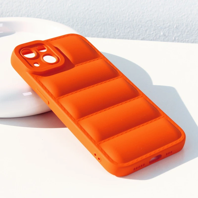3G Feather TPU narandžasta zaštitna maska za telefon iPhone 14 6.1