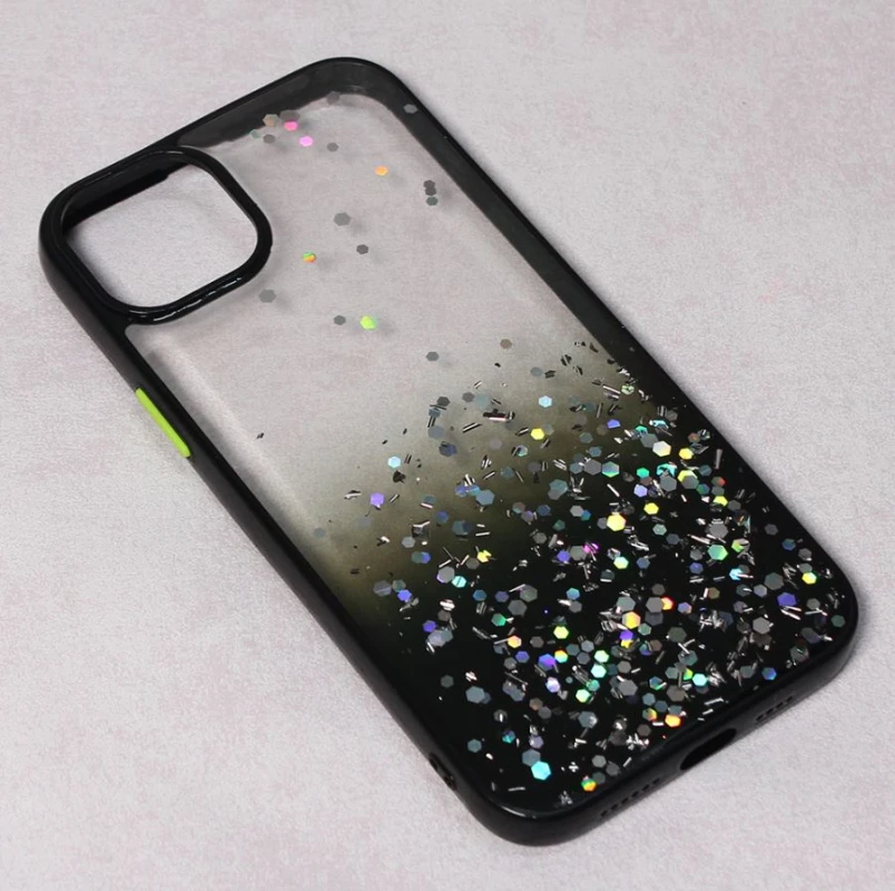 3G Frame Glitter zaštitna maska crna za iPhone 14 Plus 6.7