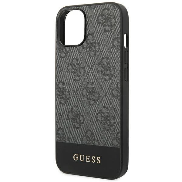 3G Guess Hc PC/TPU 4G Bottom Stripe siva zaštitna maska za telefon iPhone 14 Plus 6.7