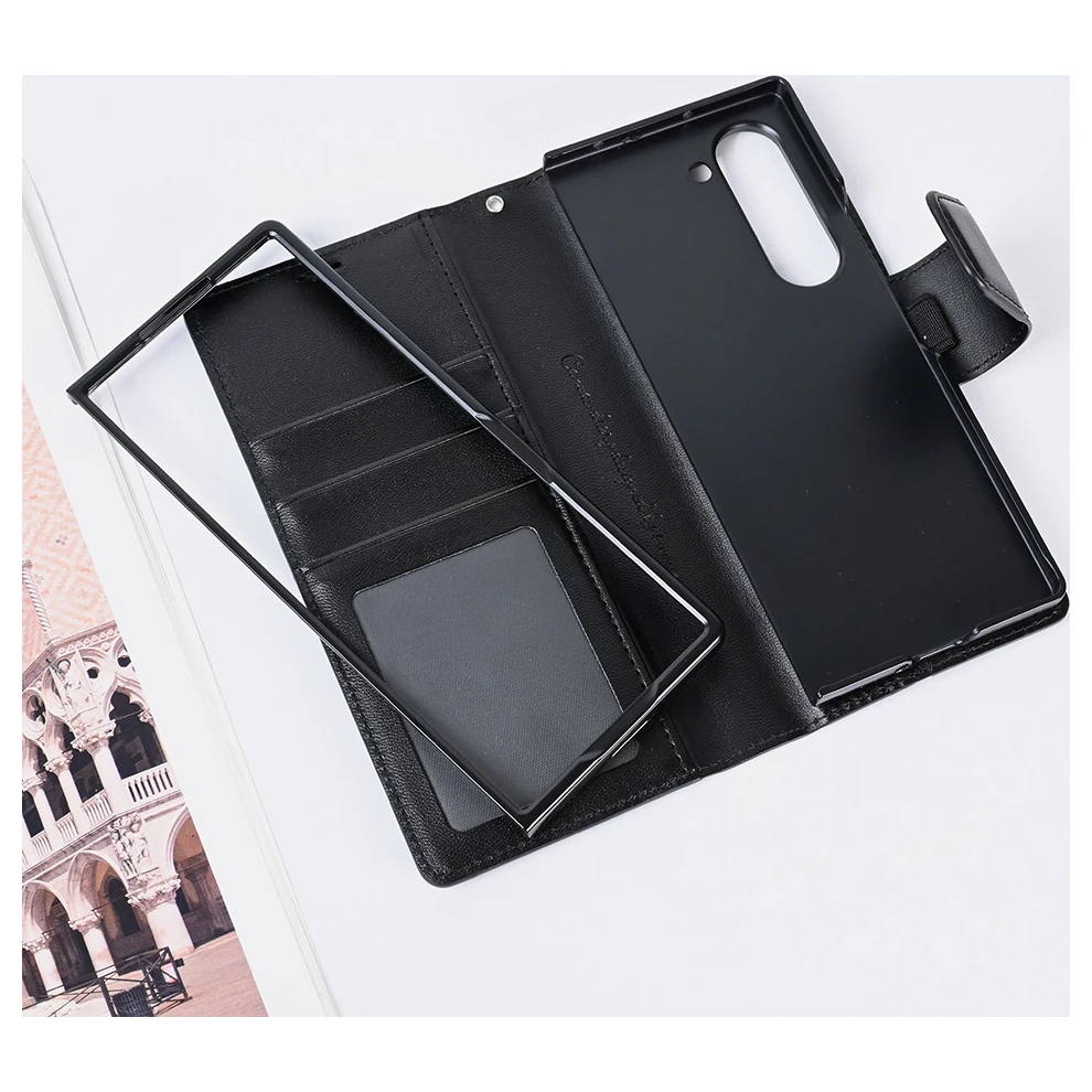 3G Hanman Canvas ORG za Samsung F966B Galaxy Z Fold 7 crna futrola za telefon